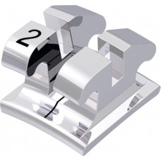 equilibrium® 2 Bracket, - 6° Torque, 0° Angulation für Zahn 42 (10 Stück)
