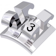 equilibrium® 2 Bracket, + 7° Torque, + 5° Angulation für Zahn 33 (10 Stück)