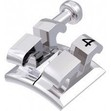 equilibrium® 2 Bracket mit Häkchen, - 7° Torque, 0° Angulation für Zahn 24 (10 Stück)