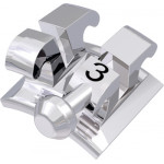 equilibrium® 2 Bracket mit Häkchen, - 11° Torque, + 7° Angulation für Zahn 33 (10 Stück)