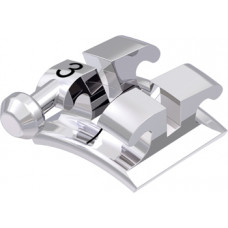 equilibrium® 2 Bracket mit Häkchen, - 11° Torque, + 7° Angulation für Zahn 43 (10 Stück)