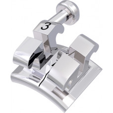 equilibrium® 2 Bracket mit Häkchen, 0° Torque, + 8° Angulation für Zahn 13 (10 Stück)
