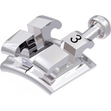 equilibrium® 2 Bracket, 0° Torque, + 8° Angulation für Zahn 23 (10 Stück)