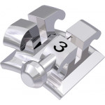 equilibrium® 2 Bracket mit Häkchen, 0° Torque, + 3° Angulation für Zahn 33 (10 Stück)