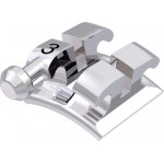 equilibrium® 2 Bracket mit Häkchen, 0° Torque, + 3° Angulation für Zahn 43 (10 Stück)