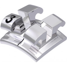 equilibrium® 2 Bracket, - 11° Torque, + 7° Angulation für Zahn 43 (10 Stück)