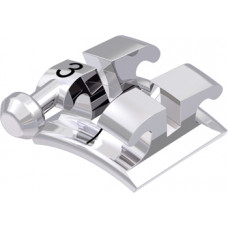 equilibrium® 2 Bracket mit Häkchen, - 11° Torque, + 7° Angulation für Zahn 43 (10 Stück)