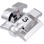 equilibrium® 2 Bracket mit Häkchen, 0° Torque, + 3° Angulation für Zahn 33 (10 Stück)