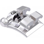 equilibrium® 2 Bracket mit Häkchen, 0° Torque, + 3° Angulation für Zahn 43 (10 Stück)