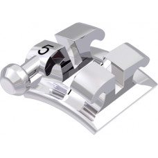 equilibrium® 2 Bracket mit Häkchen, - 17° Torque, + 2° Angulation für Zahn 45 (10 Stück)