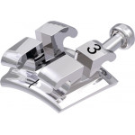 equilibrium® 2 Bandbracket mit Häkchen, - 2° Torque, + 13° Angulation für Zahn 23 (10 Stück)