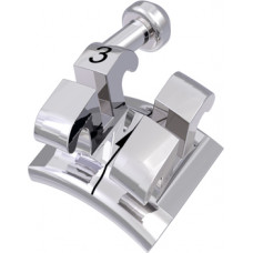 equilibrium® 2 Bandbracket mit Häkchen, - 2° Torque, + 13° Angulation für Zahn 13 (10 Stück)