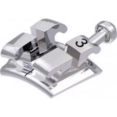 equilibrium® 2 Bandbracket mit Häkchen, - 2° Torque, + 13° Angulation für Zahn 23 (10 Stück)