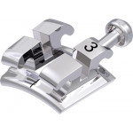 equilibrium® 2 Bandbracket mit Häkchen, 0° Torque, + 8° Angulation für Zahn 23 (10 Stück)
