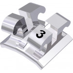 equilibrium® 2 Bandbracket, - 6° Torque, + 3° Angulation für Zahn 33 (10 Stück)