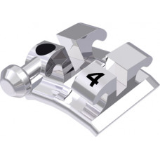 equilibrium® 2 Bandbracket mit Häkchen, - 12° Torque, + 2° Angulation für Zahn 44 (10 Stück)