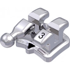 discovery® Bracket mit Häkchen, + 7° Torque, + 5° Angulation für Zahn 43 (10 Stück)