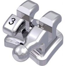 discovery® Bracket mit Häkchen, + 7° Torque, + 5° Angulation für Zahn 33 (10 Stück)