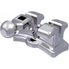 discovery® Bracket mit Häkchen, - 17° Torque, 0° Angulation für Zahn 44 (10 Stück)
