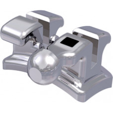discovery® Bracket mit Häkchen, - 17° Torque, 0° Angulation für Zahn 34 (10 Stück)