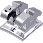 equilibrium® 2 Bracket, - 1° Torque, 0° Angulation für Zahn 42 (10 Stück)