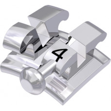 equilibrium® mini Bracket mit Häkchen, - 12° Torque, + 2° Angulation für Zahn 34 (10 Stück)