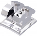 equilibrium® mini Bracket, - 1° Torque, 0° Angulation für Zahn 32 (10 Stück)