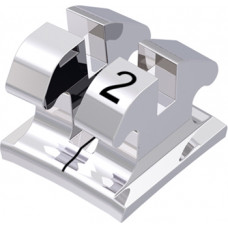 equilibrium® mini Bracket, - 1° Torque, 0° Angulation für Zahn 32 (10 Stück)