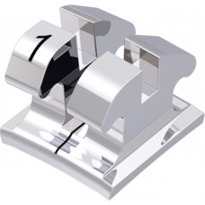 equilibrium® mini Bracket, - 1° Torque, 0° Angulation für Zahn 41 (10 Stück)