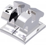 equilibrium® mini Bracket, - 1° Torque, 0° Angulation für Zahn 42 (10 Stück)