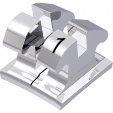 equilibrium® mini Bracket, - 6° Torque, 0° Angulation für Zahn 31 (10 Stück)