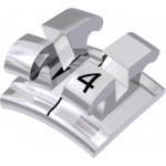 equilibrium® mini Bracket, - 12° Torque, + 2° Angulation für Zahn 34 (10 Stück)