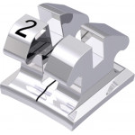 equilibrium® mini Bracket, - 6° Torque, 0° Angulation für Zahn 42 (10 Stück)