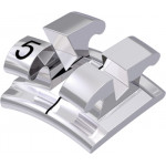 equilibrium® mini Bracket, - 17° Torque, + 2° Angulation für Zahn 45 (10 Stück)
