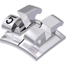 equilibrium® mini Bracket, - 17° Torque, + 2° Angulation für Zahn 45 (10 Stück)