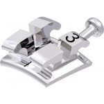 equilibrium® mini Bracket mit Häkchen, - 2° Torque, + 13° Angulation für Zahn 23 (10 Stück)