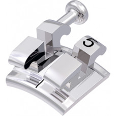 equilibrium® mini Bracket mit Häkchen, - 7° Torque, 0° Angulation für Zahn 25 (10 Stück)