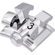equilibrium® mini Bracket mit Häkchen, - 11° Torque, + 7° Angulation für Zahn 33 (10 Stück)