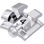 equilibrium® mini Bracket mit Häkchen, - 17° Torque, 0° Angulation für Zahn 34 (10 Stück)