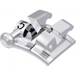 equilibrium® mini Bracket mit Häkchen, - 22° Torque, 0° Angulation für Zahn 45 (10 Stück)