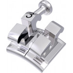 equilibrium® mini Bracket mit Häkchen, 0° Torque, + 8° Angulation für Zahn 13 (10 Stück)