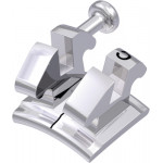 equilibrium® mini Bracket mit Häkchen, - 7° Torque, 0° Angulation für Zahn 25 (10 Stück)