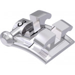 equilibrium® mini Bracket mit Häkchen, 0° Torque, + 3° Angulation für Zahn 43 (10 Stück)
