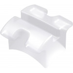 Fascination® Keramikbracket, -11° Torque, +5° Angulation für Zahn 43, Roth 18 (1 stück)