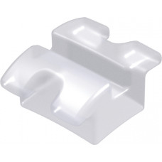 Fascination® Keramikbracket, +7° Torque, +8° Angulation für Zahn 22, Roth 22 (1 stück)