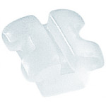 Fascination® Keramikbracket, 0° Torque, 0° Angulation für Zahn 42-41/31-32, Standard Edgewise 22 (1 stück)