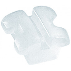 Fascination® Keramikbracket, 0° Torque, 0° Angulation für Zahn 42-41/31-32, Standard Edgewise 22 (1 stück)