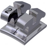 equilibrium® ti Bracket, - 1° Torque, 0° Angulation für Zahn 42 (10 Stück)