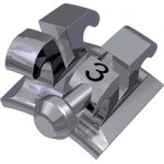 equilibrium® ti Bracket mit Häkchen, - 11° Torque, + 7° Angulation für Zahn 33 (10 Stück)