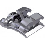 equilibrium® ti Bracket mit Häkchen, - 11° Torque, + 7° Angulation für Zahn 43 (10 Stück)